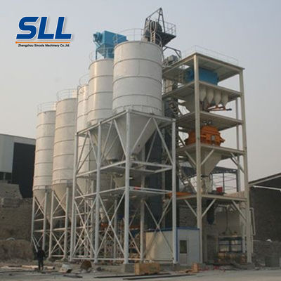Cina Perekat Semen Campuran Dry Mortar Plant, Industrial Mortar Line Production pemasok