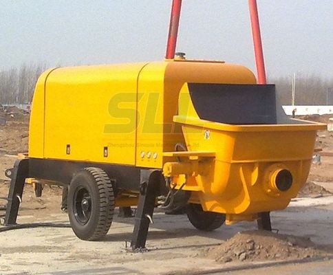 Cina Mortar Transfer Pompa Beton Kecil, Pompa Semen Kecil Untuk Proyek Konstruksi pemasok