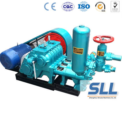 Cina Horizontal Drill Rig Beton Grout Pump, SBW Triplex Plunger Electric Grout Pump pemasok